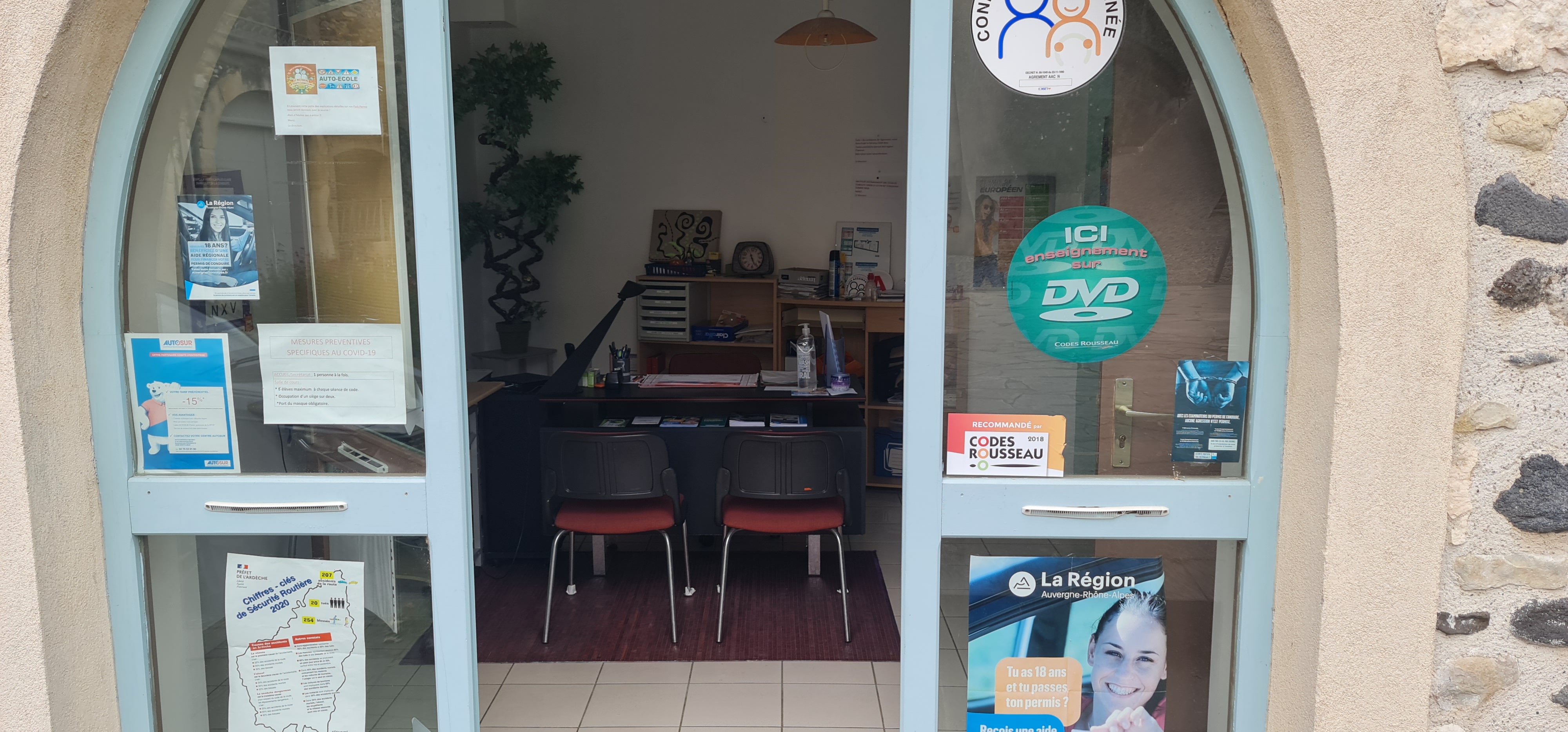 Modification contacts du bureau de Meysse