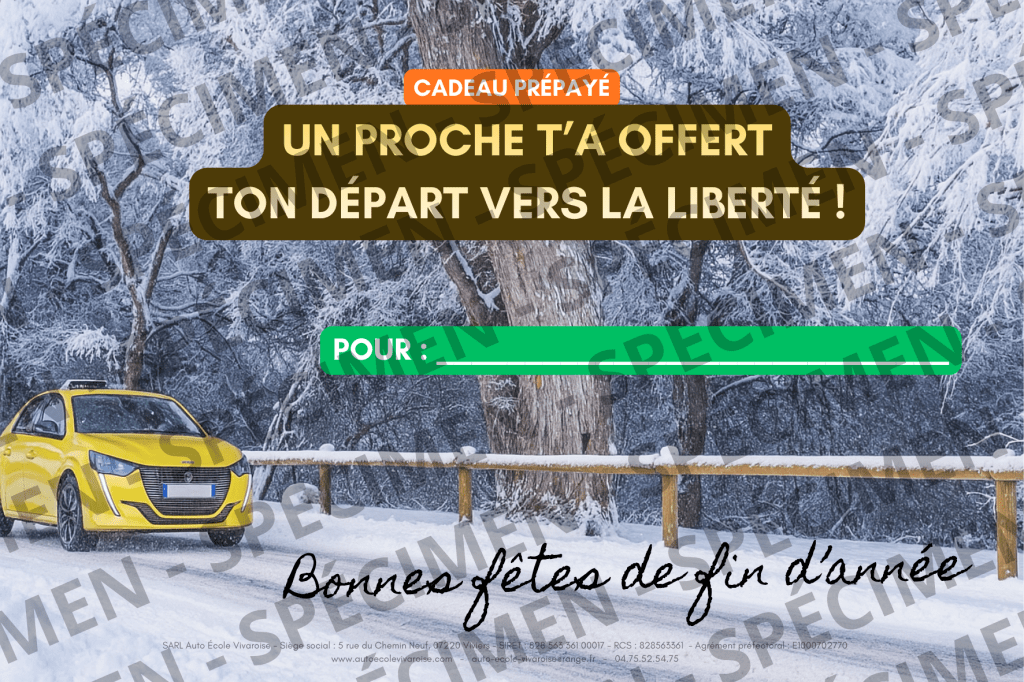 🎅 Pour Noël, offrez la clé vers la liberté !&nbsp;🚗